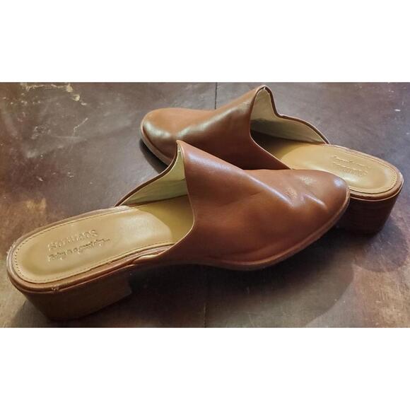 Soludos Shoes - S24 Stylish Soludos Brown Leather Mules